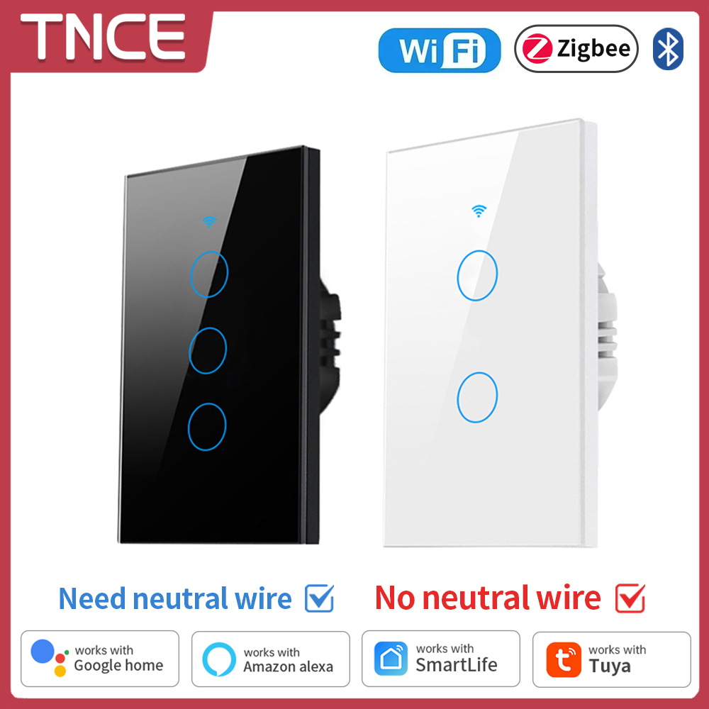 Smart Relay Tuya - TNCE Tuya WiFi/Zigbee akıllı işık anahtarı,