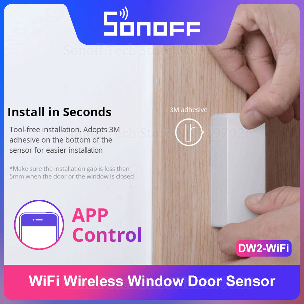 Sonoff DW2-WiFi kablosuz güven - Sonoff incelemesi ve fiyatı