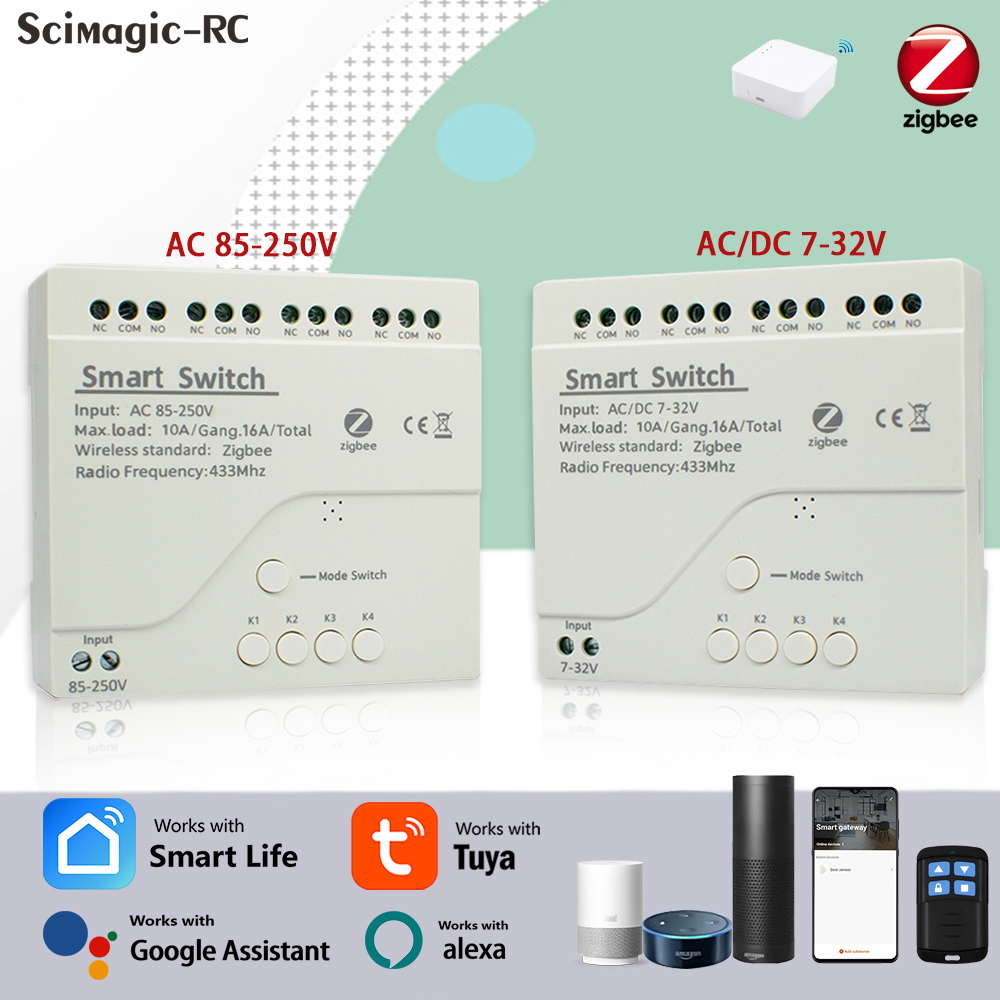 4 Kanallı Zigbee Tuya Akıllı E - Home Assistant Tuya incelemesi ve fiyatı