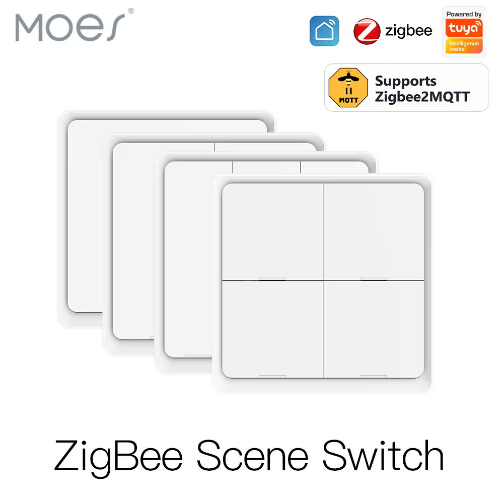 MOES 4'lü Tuya Zigbee2MQTT Kab - Sonoff Basic incelemesi ve fiyatı