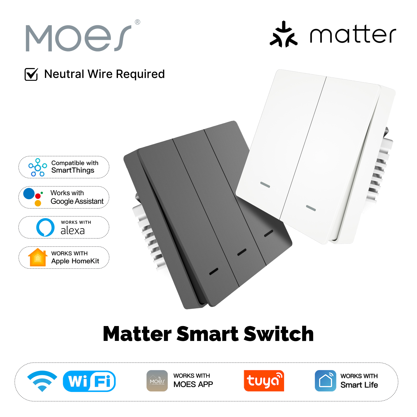 MOES Matter Tuya WiFi Akıllı I - Smart Relay Tuya incelemesi ve fiyatı