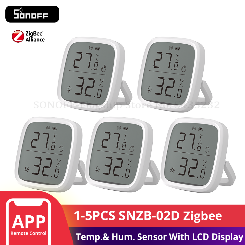 1-5 adet SONOFF SNZB-02D Zigbe - Sonoff incelemesi ve fiyatı